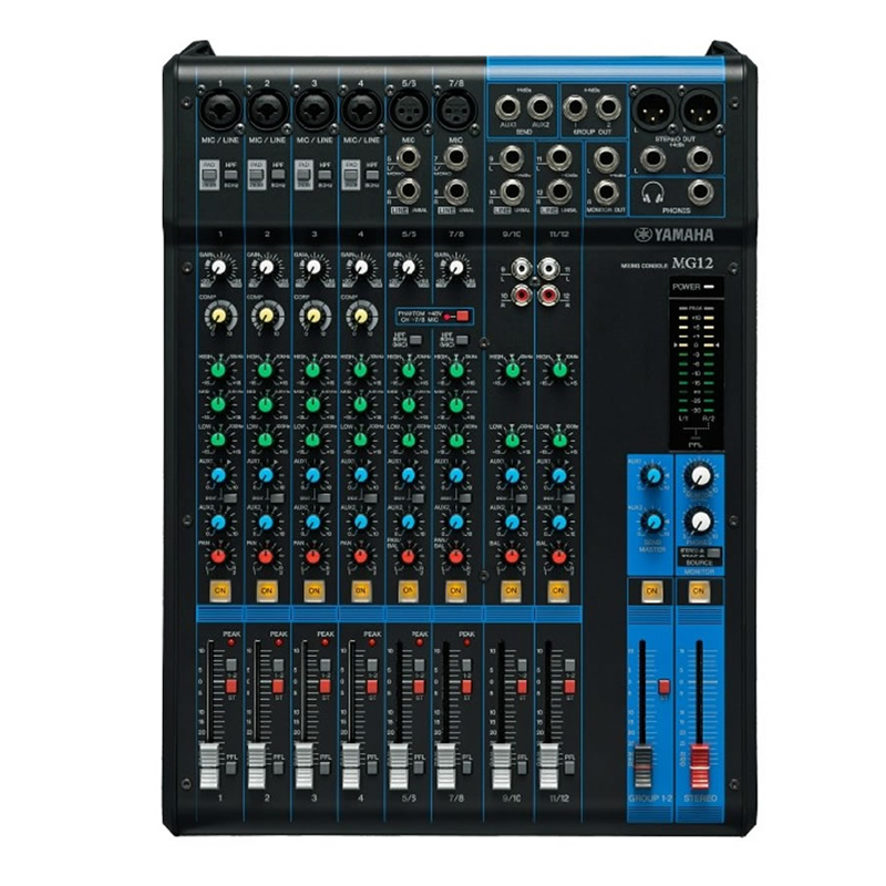 雅马哈yamaha模拟调音台mg12